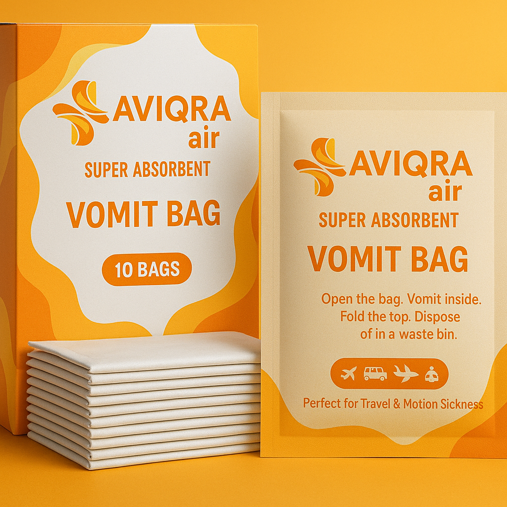 Aviqra Air smart vomit bag prototype